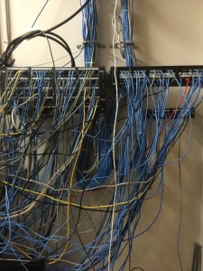 Network infrastructure before reorganization, archive photograph 5